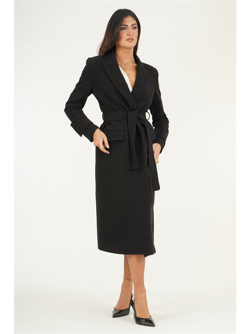 Cappotto con cintura GM by Gai Mattiolo | GM4399NERO